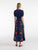 Saloni Lea Long Dress - Corsage Bloom