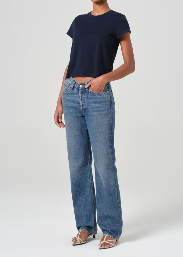 Adine Shrunken Tee - Storm