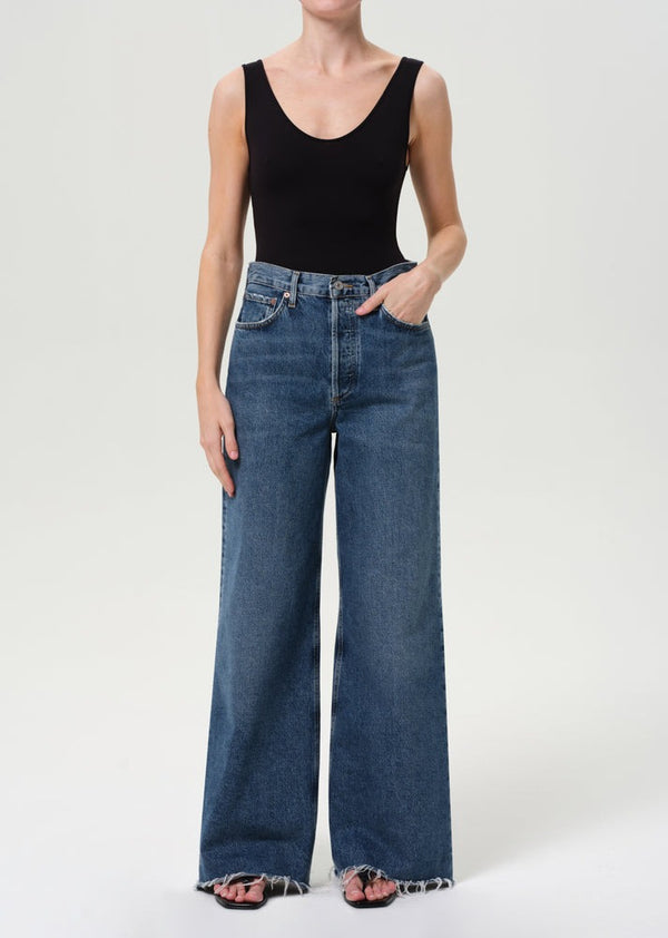 Dame Wide Leg No Cuff Jean - Control