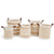 Natural Stripe Basket - 13"