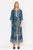 Agatha Dress - Prussian Paisley