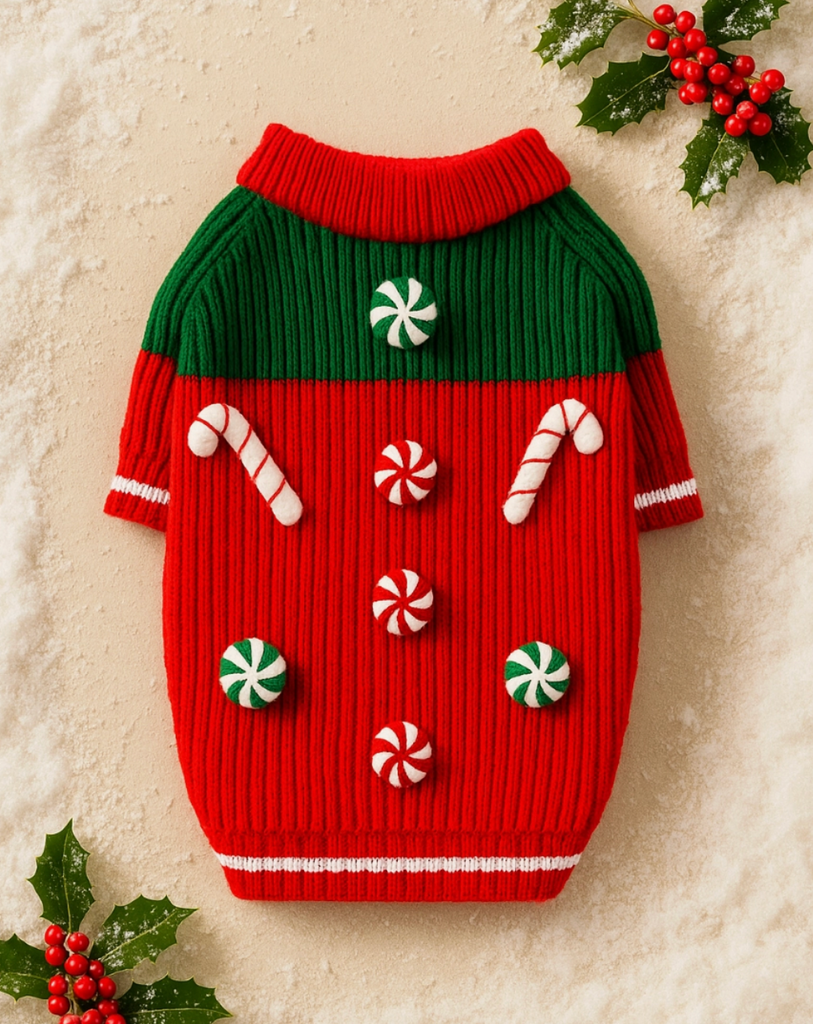 Peppermint Candy Icon Pet Sweater