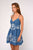 Nicks Mini Dress - Wythe Embroidered Denim