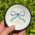 Pastel Blue Bow Ring Dish