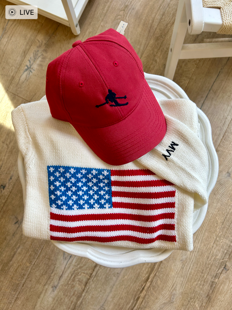 Nell MVY American Flag Sweater