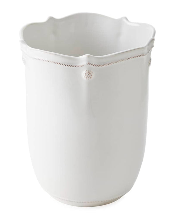 Berry & Thread Wastebasket - Whitewash