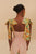 Pink Botanical Beauty Laces Cup Midi Dress
