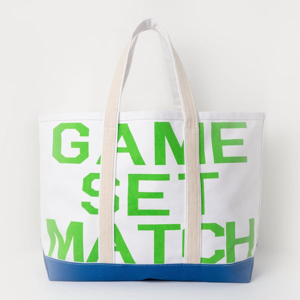 Game Set Match Canvas Tote