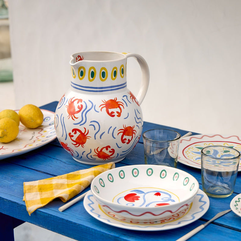 Pasta Bowl Set - Tulip Summer Bliss