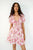 Artemis Mini Dress - Burdock Peony