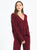 Aster Cashmere Cable Cardigan - Currant