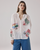 Cielo Embroidered Cotton Shirt - Ecru