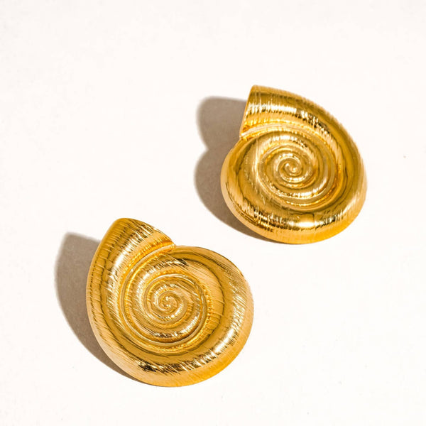Cora Seashell Studs
