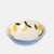 Blue Lemons Shallow Stoneware Bowl