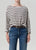 Boat Neck Long Sleeve - Chocolate Stripe