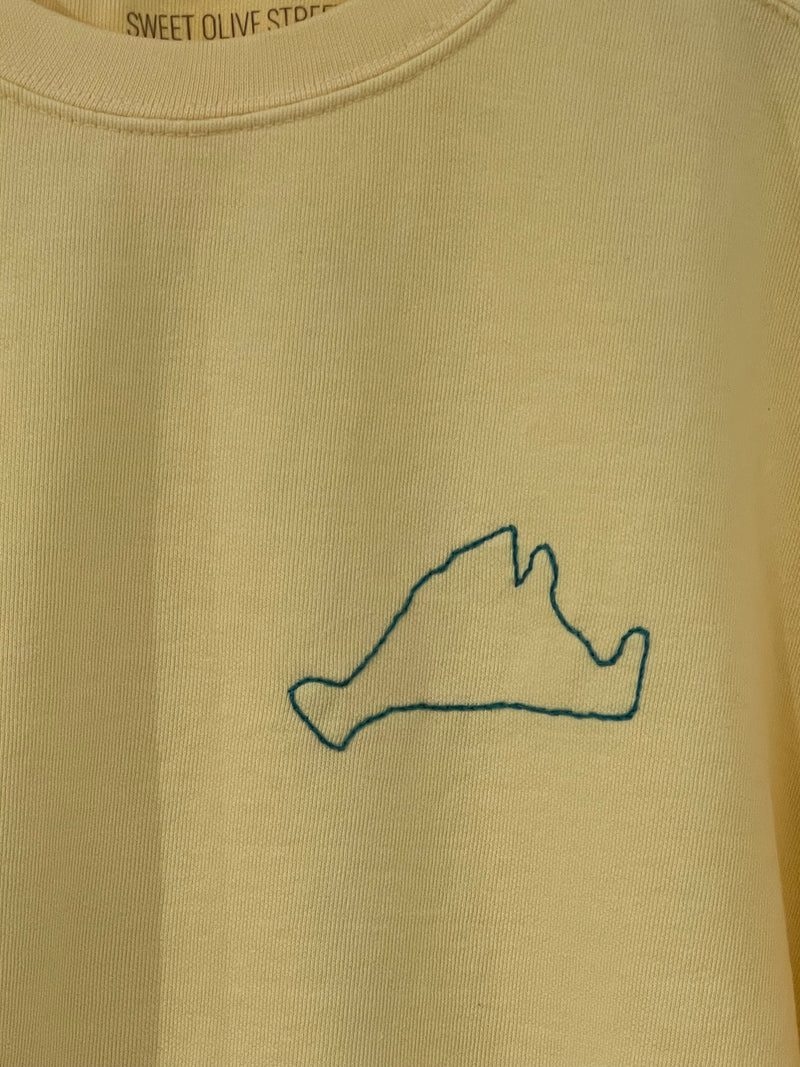 MV Island Outline Sweatshirt