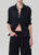 Kayla Linen Shrunken Shirt - True Navy