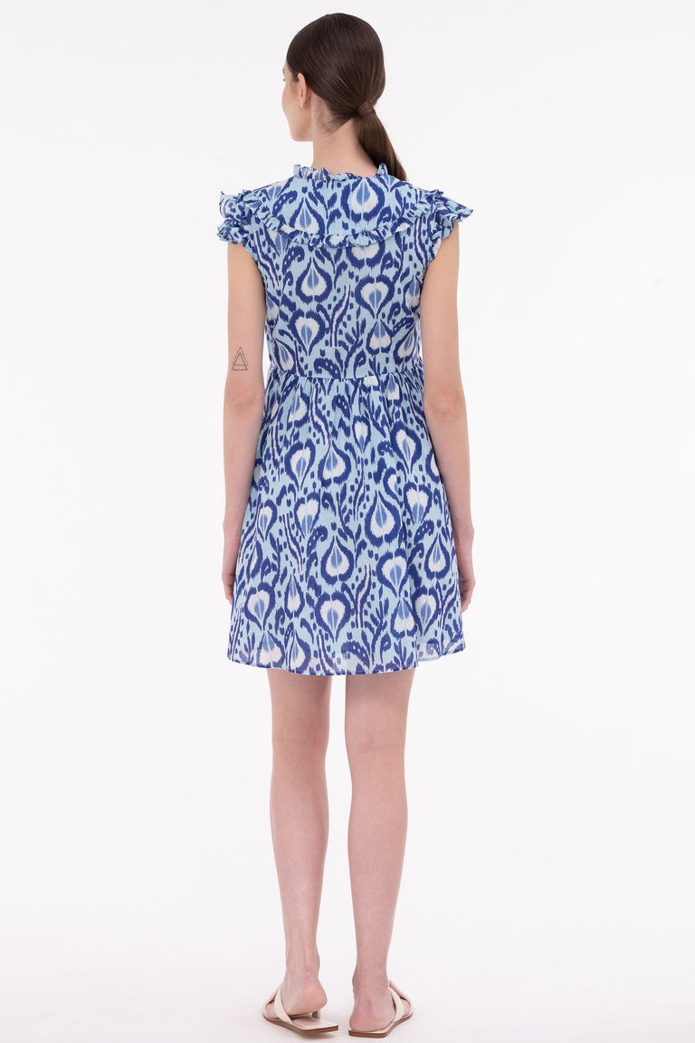 Banjanan Ellian Dress - Ikat Bosphorus