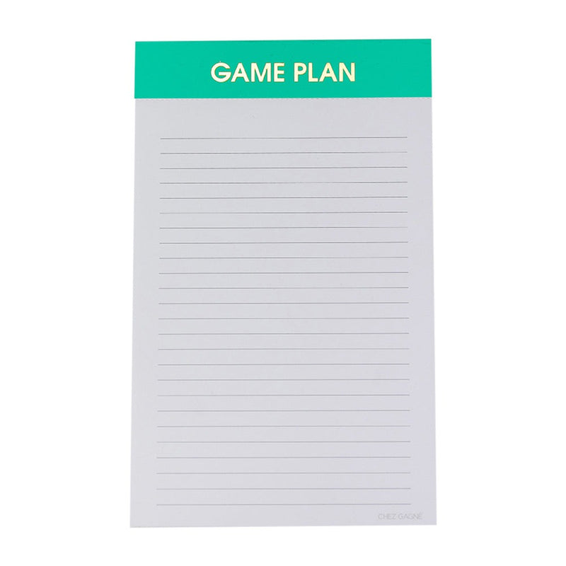 Game Plan Notepad