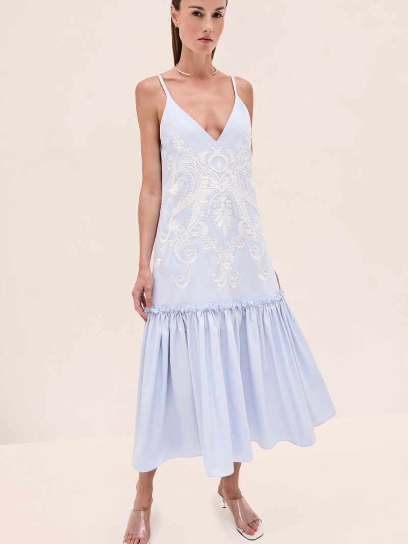 Aniya Dress - Light Blue Rhapsody