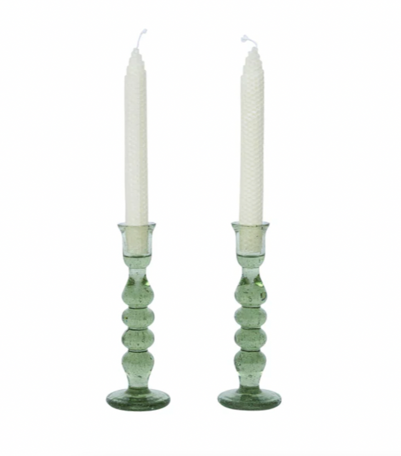 Provence 7" Candlestick Set - Basil