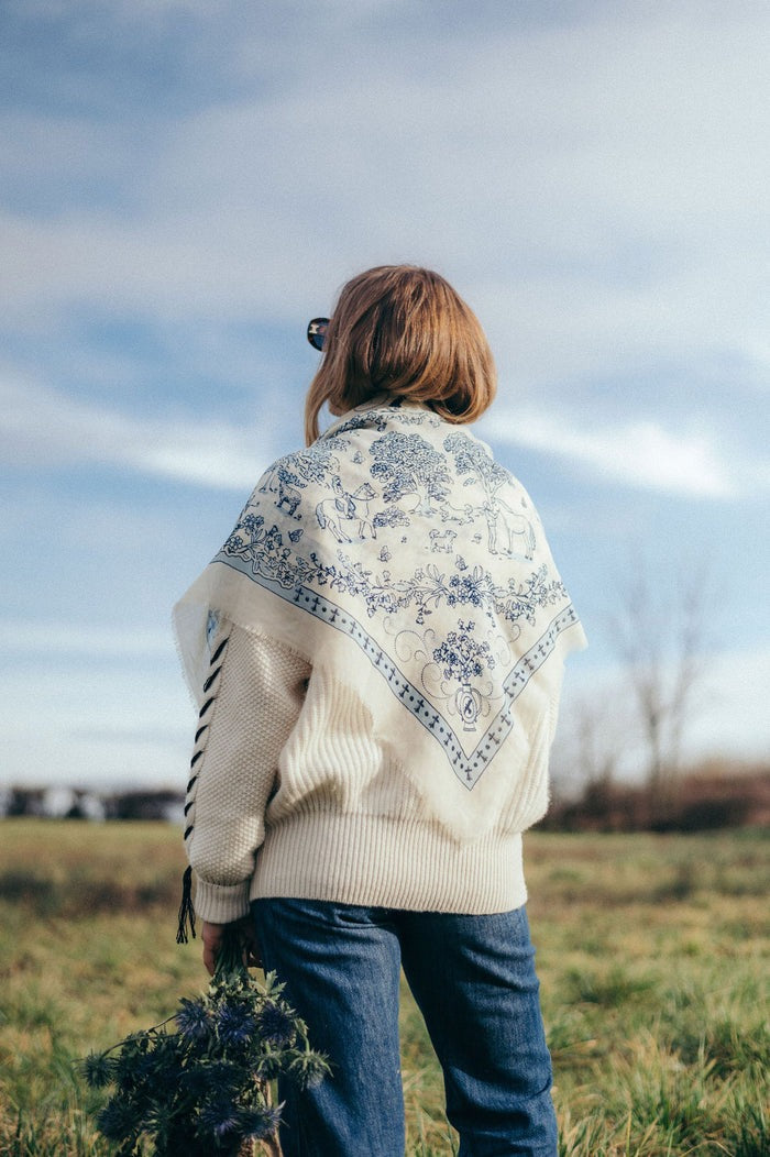 Toile de Jouy Scarf