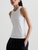 AG Jeans Michelle High Neck Tank - Silver Firework