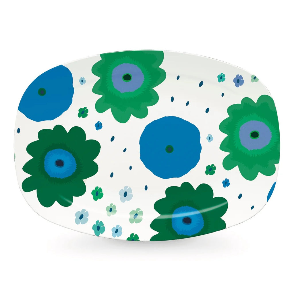 Floral Flash Platter