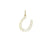 Diamond Horseshoe Charm