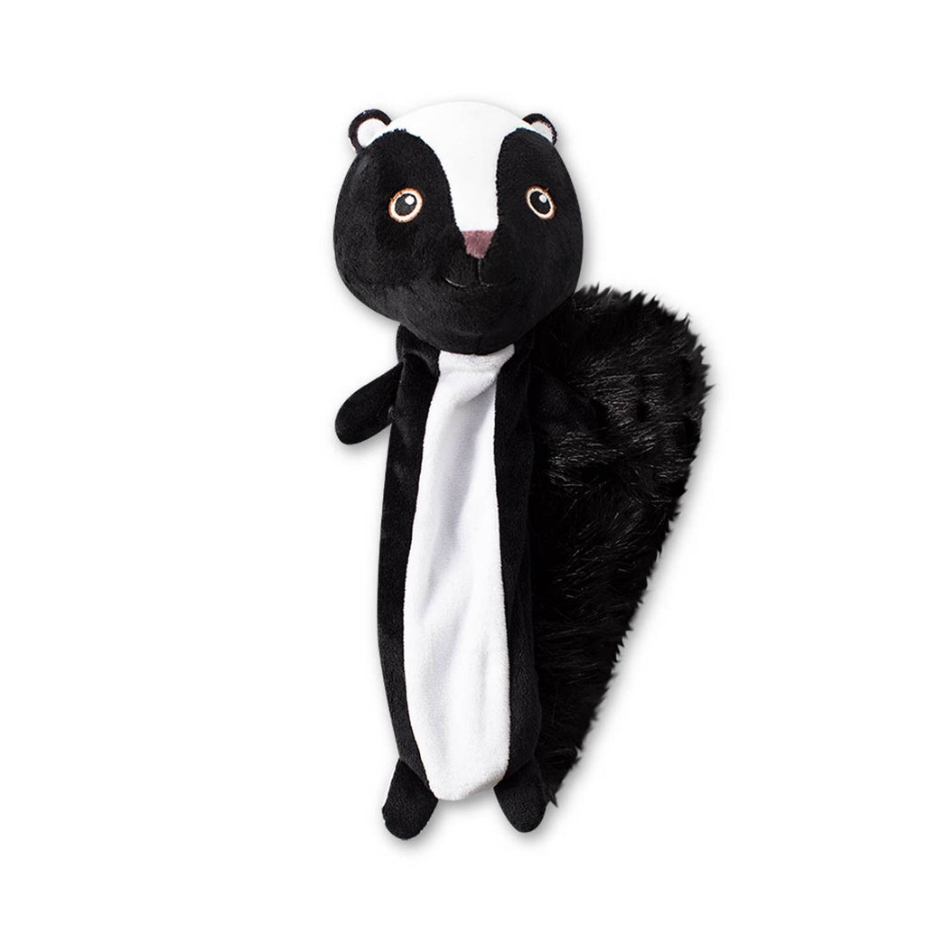 Wasn't Me Skunk Flat Plush Dog Toy