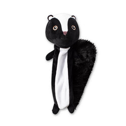 Wasn't Me Skunk Flat Plush Dog Toy