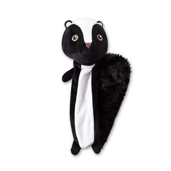Fringe Studio Wasn't Me Skunk Flat Plush Dog Toy