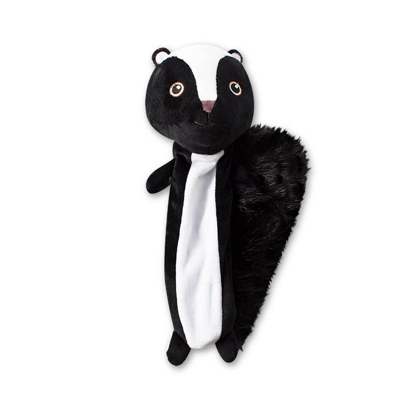 Wasn't Me Skunk Flat Plush Dog Toy