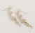 Baroque Pearl Long Drops - Silver