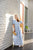 Marie Maxi Dress - Blue/White Stripe