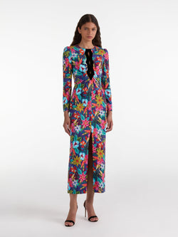 Saloni Jinx-C Dress - Stellate/Black