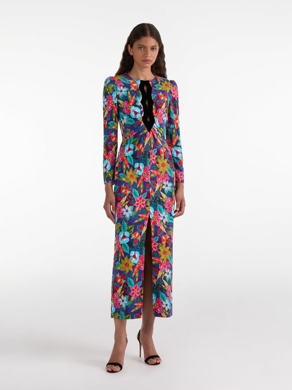 Saloni Jinx-C Dress - Stellate/Black