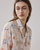 Charlot Printed Cotton Shirt - Raw White & Multicolor