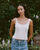 Anne Knit Tank - Cream