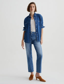 Brinley Mid-Rise Straight - Iris