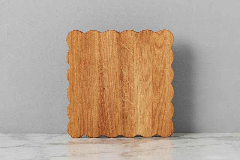 Square Scalloped Cutting Board - Small