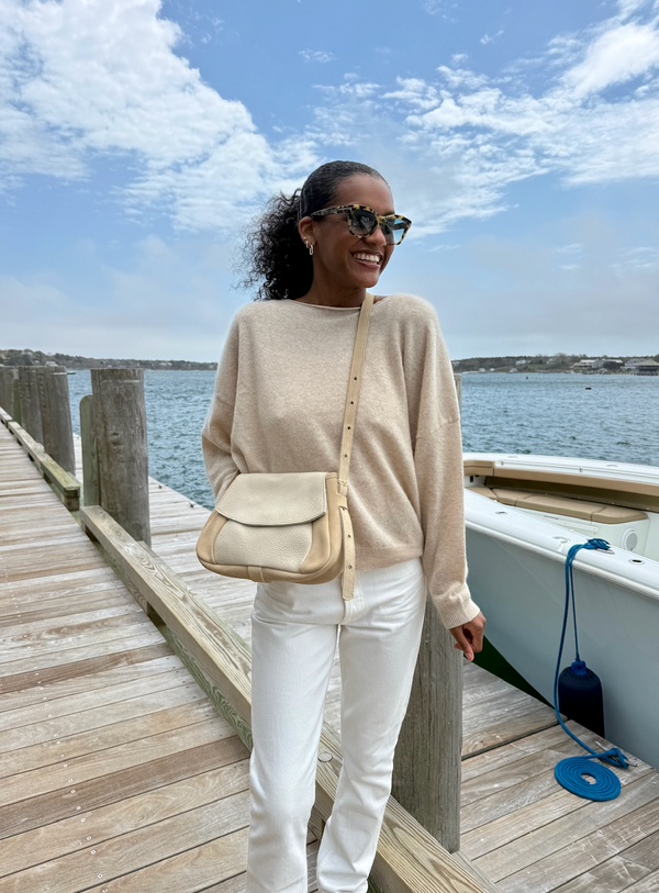 Seneca Adjustable Shoulder Bag - Macadamia