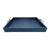 Rope Handle Faux Grasscloth Tray