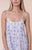 Juliet Dunn Printed Mirror Swing Dress - White/Blue