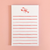 Watercolor Lobster Notepad