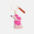 Pink Poodle Keyring