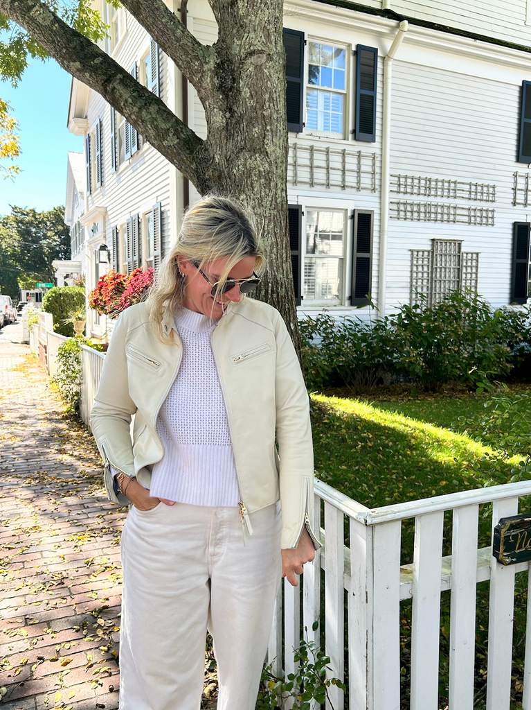 Mid-Length Cropped Vespa Jacket