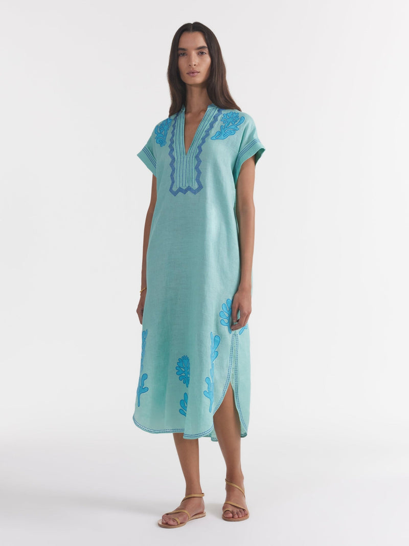 Aree Kaftan - Seafoam