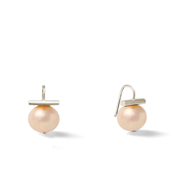 Classic Forever Fave Pebble Pearl Earrings - Medium - Sterling Silver