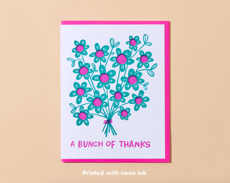 A Bunch Of Thanks Card